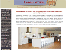 Tablet Screenshot of compasskitchens.com.au